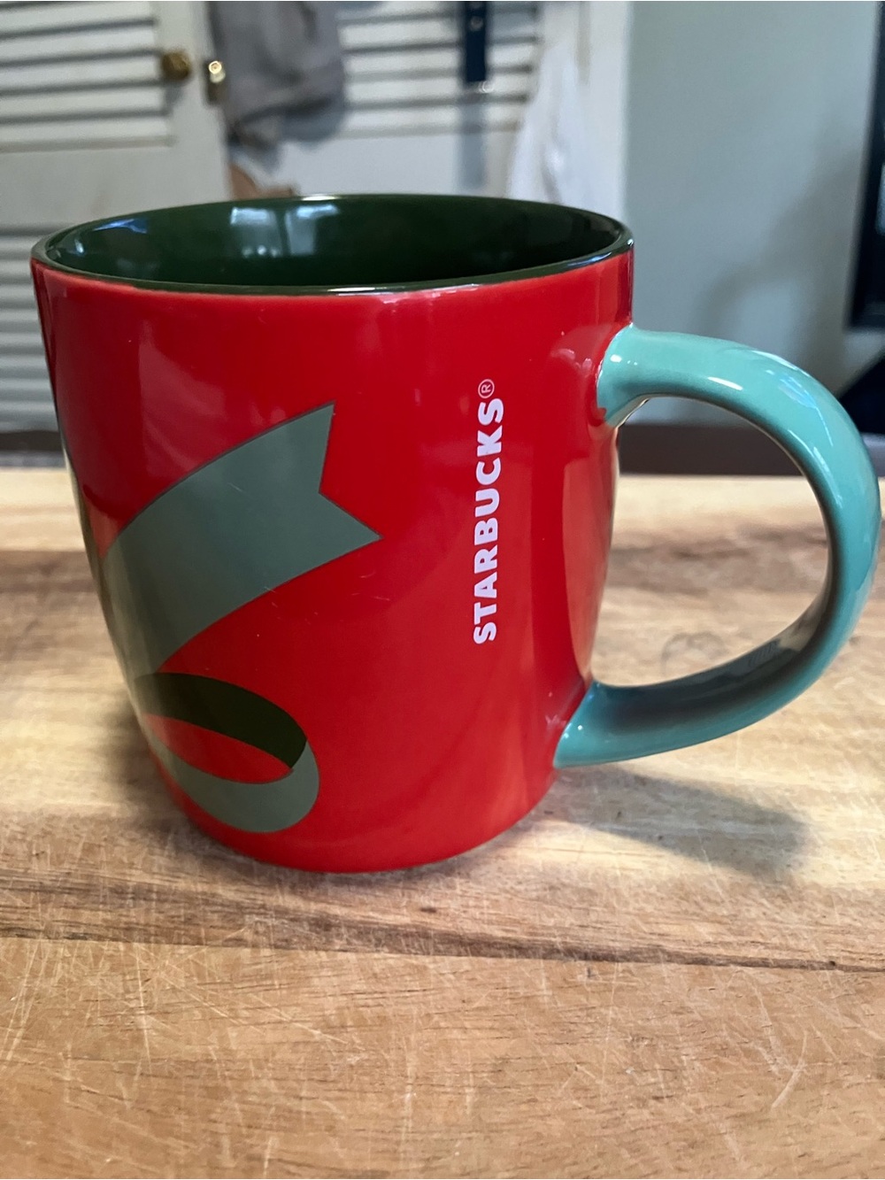 Starbucks 2020 Holiday Series “Ribbon” Red Ceramic Mug